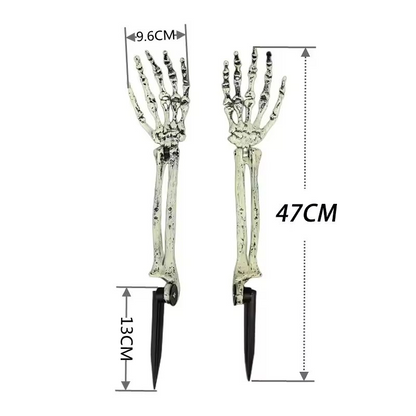 Halloween, Solar Garden Lights, Outdoor, Waterproof, Ghost Hand, LED Stake Lights, Horror, Decoration Lamp