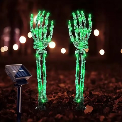 Halloween, Solar Garden Lights, Outdoor, Waterproof, Ghost Hand, LED Stake Lights, Horror, Decoration Lamp