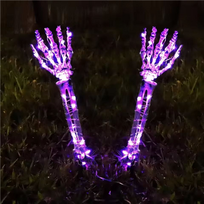 Halloween, Solar Garden Lights, Outdoor, Waterproof, Ghost Hand, LED Stake Lights, Horror, Decoration Lamp