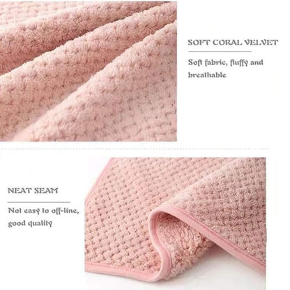 Premium Microfiber Pineapple Grid Towels, Soft Highly Absorbent Hand Use, Quick Drying Ideal for Bathroom Hotel Spa