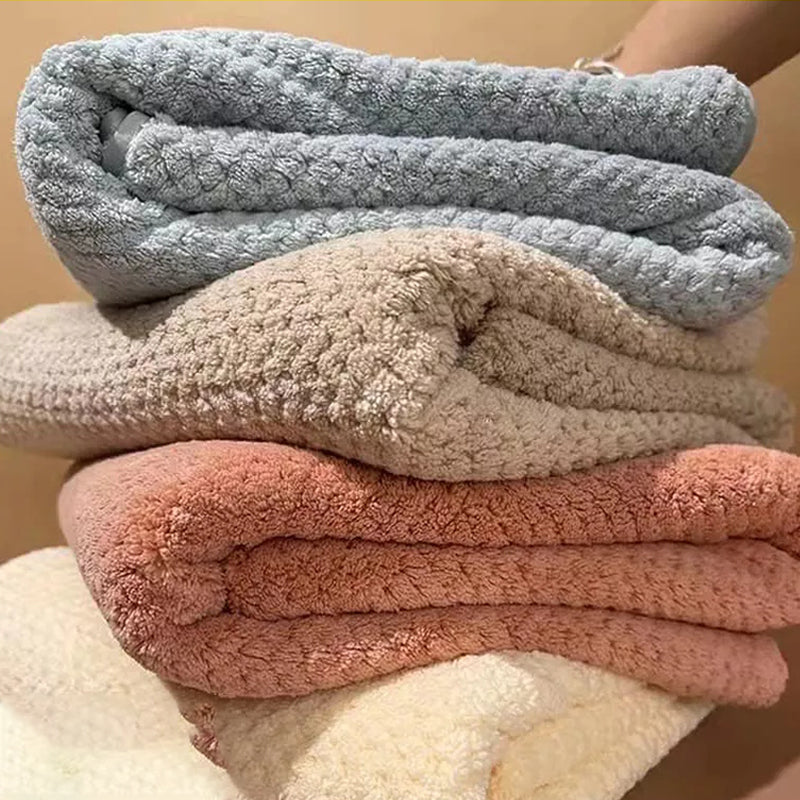 Premium Microfiber Pineapple Grid Towels, Soft Highly Absorbent Hand Use, Quick Drying Ideal for Bathroom Hotel Spa