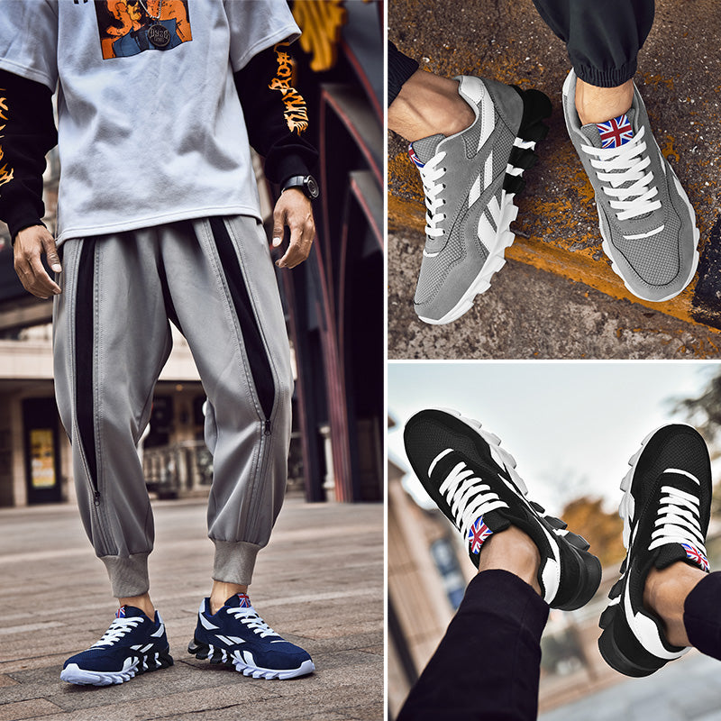 Comfortable Walking Shoes Breathable Running Sneakers for Men and Women Anti-Slip Vibration Casual Shoes