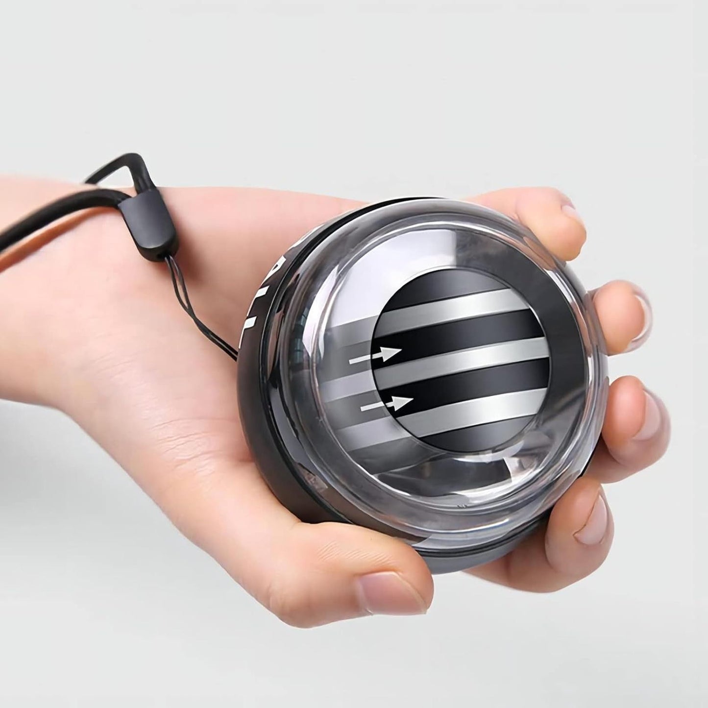 Auto Counter Gyro Ball Wrist Power Ball, Strengthen Arm Gym Workout with Forearm Gyro Trainer