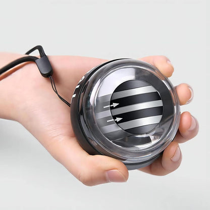 Auto Counter Gyro Ball Wrist Power Ball, Strengthen Arm Gym Workout with Forearm Gyro Trainer