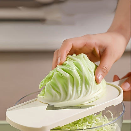 Multi-functional Vegetable Slicer, Grater, and Cutter, Kitchen Gadget for Cabbage and Various Ingredients