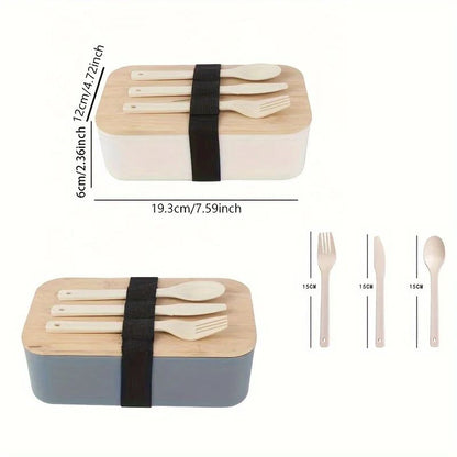 EcoFresh Bamboo Lid Lunch Box Set