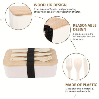 EcoFresh Bamboo Lid Lunch Box Set
