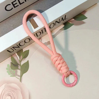Colorful Braided Rope Strap Lanyard Keychain for Phone Case and Bags