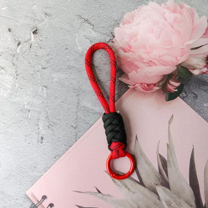 Colorful Braided Rope Strap Lanyard Keychain for Phone Case and Bags