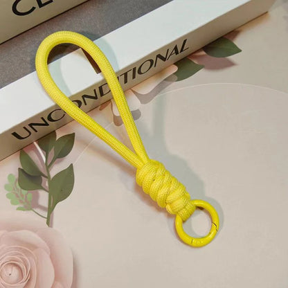 Colorful Braided Rope Strap Lanyard Keychain for Phone Case and Bags
