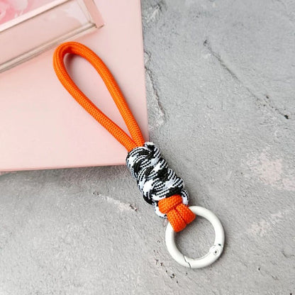 Colorful Braided Rope Strap Lanyard Keychain for Phone Case and Bags