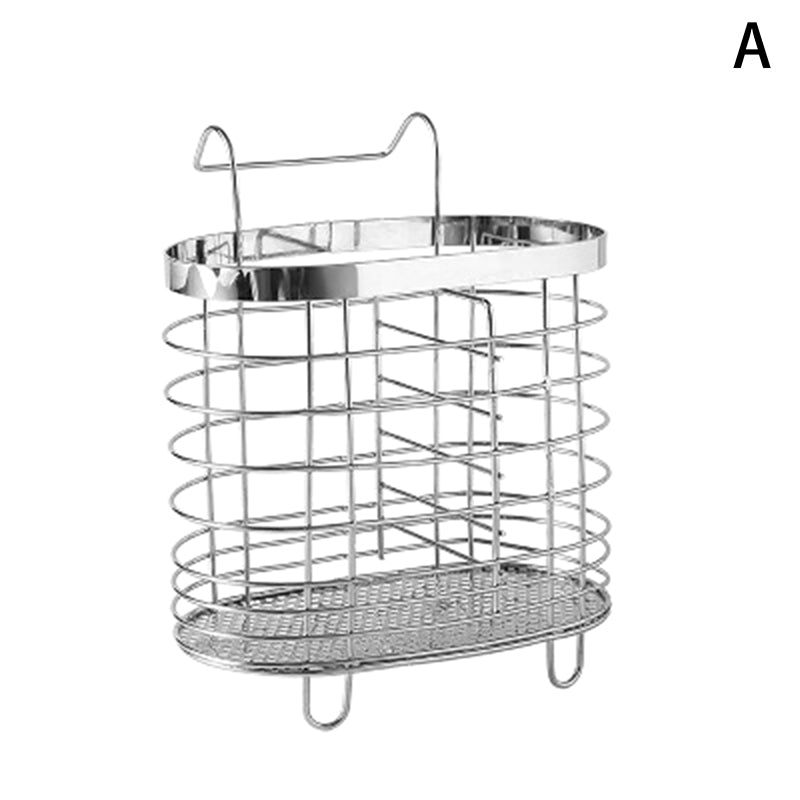 Stainless Steel Kitchen Cutlery Holder Drainer for Chopsticks, Spoons, and Forks - Organize Your Storage