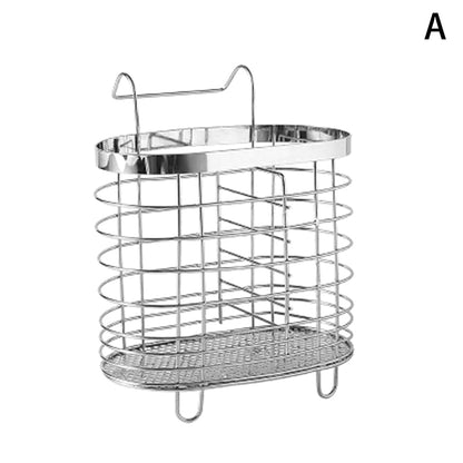 Stainless Steel Kitchen Cutlery Holder Drainer for Chopsticks, Spoons, and Forks - Organize Your Storage