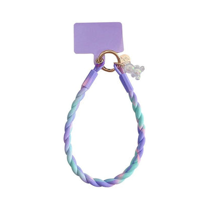 Cute Luminous Bear Phone Strap Long Lanyard Silicone Pendant