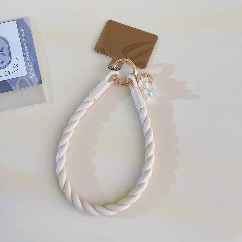 Cute Luminous Bear Phone Strap Long Lanyard Silicone Pendant