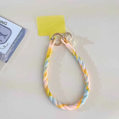 Cute Luminous Bear Phone Strap Long Lanyard Silicone Pendant