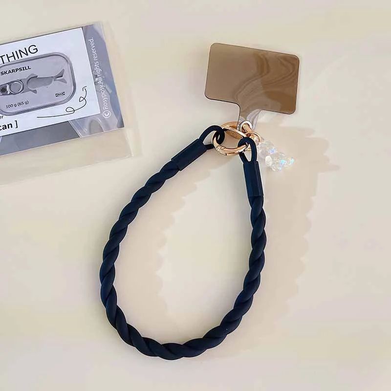 Cute Luminous Bear Phone Strap Long Lanyard Silicone Pendant