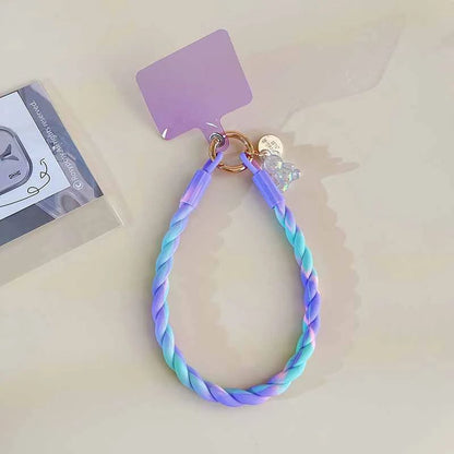 Cute Luminous Bear Phone Strap Long Lanyard Silicone Pendant