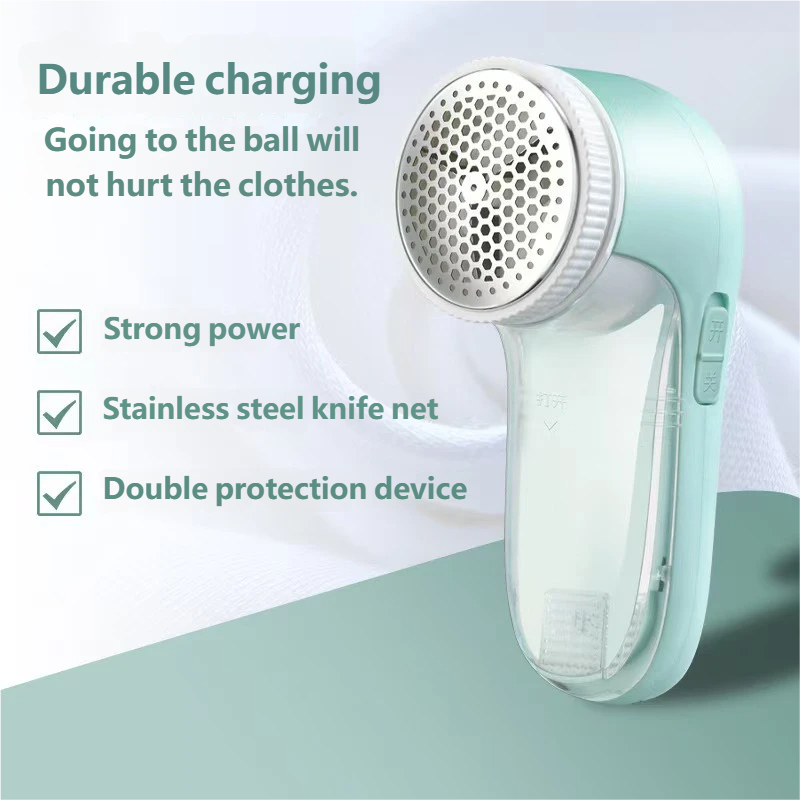 Portable Electric Fabric Lint Remover, Clothes Shaver, Professional Fuzz Trimmer with Brush Blade