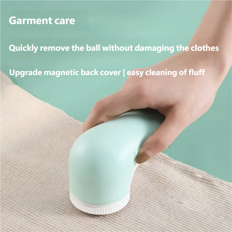 Portable Electric Fabric Lint Remover, Clothes Shaver, Professional Fuzz Trimmer with Brush Blade