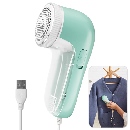 Portable Electric Fabric Lint Remover, Clothes Shaver, Professional Fuzz Trimmer with Brush Blade