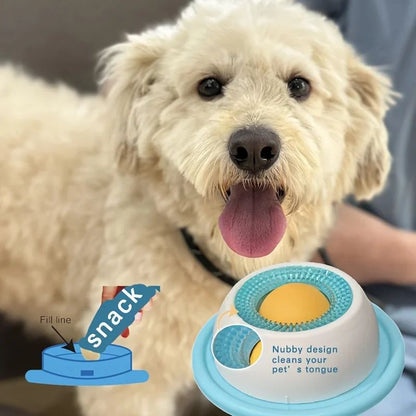 CalmBite Slow-Feed Pet Lick Mat – Yogurt Licking Plate for Dogs & Cats