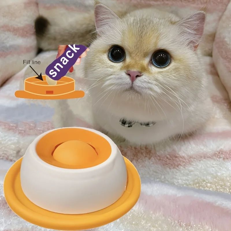 CalmBite Slow-Feed Pet Lick Mat – Yogurt Licking Plate for Dogs & Cats