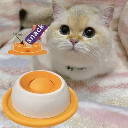CalmBite Slow-Feed Pet Lick Mat – Yogurt Licking Plate for Dogs & Cats
