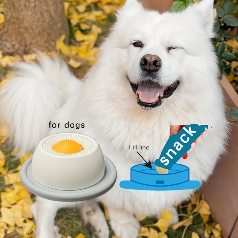 CalmBite Slow-Feed Pet Lick Mat – Yogurt Licking Plate for Dogs & Cats