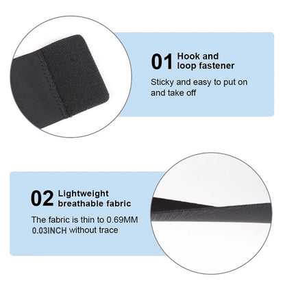 Slim Ankle Support Brace with Adjustable Pressure Straps