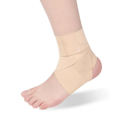Slim Ankle Support Brace with Adjustable Pressure Straps