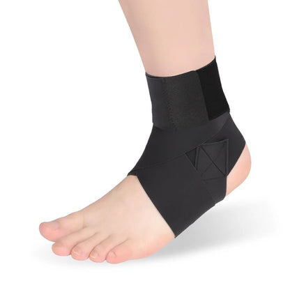 Slim Ankle Support Brace with Adjustable Pressure Straps
