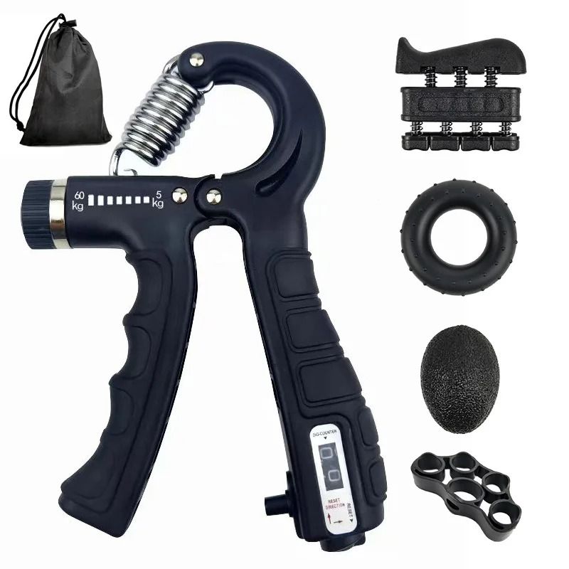 Grip Strength Trainer Kit for Hand Exercise Muscle Building and Injury Recovery Training