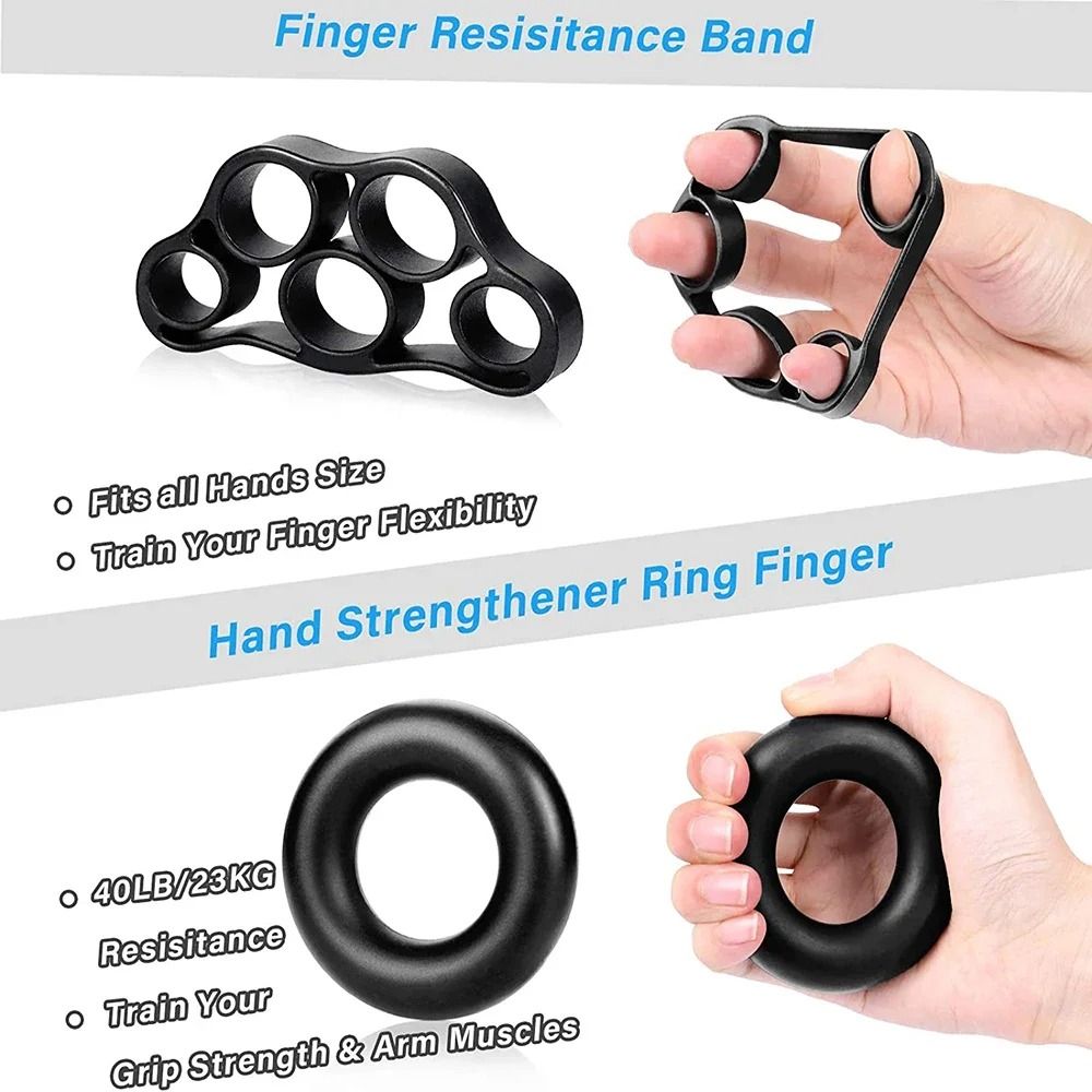 Grip Strength Trainer Kit for Hand Exercise Muscle Building and Injury Recovery Training