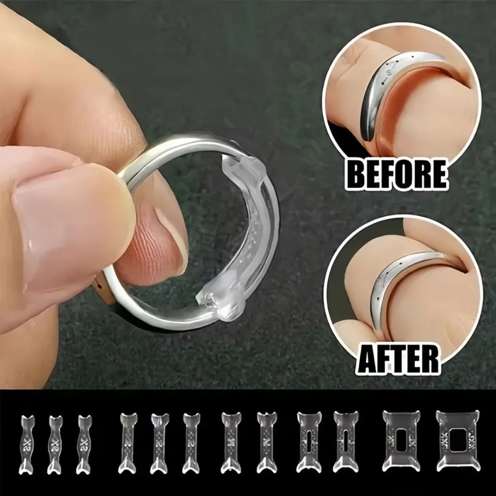 PrecisionFit Invisible Ring Size Adjustment Pads – Transparent Anti-Slip Ring Inserts
