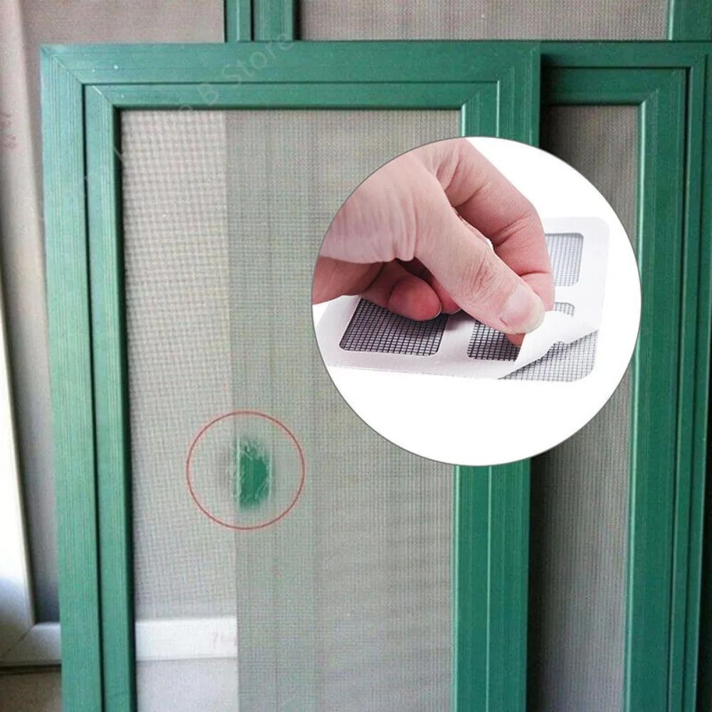 Window Screen Repair Tape Kit – Instant Mesh Patch for Torn Screens & Bug Protection