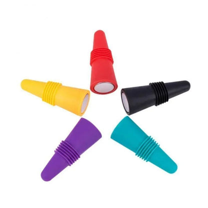 Premium Reusable Silicone Wine Bottle Stopper – Leak-Proof Wine & Champagne Seal