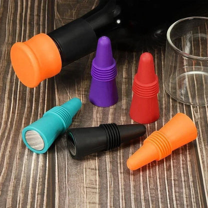Premium Reusable Silicone Wine Bottle Stopper – Leak-Proof Wine & Champagne Seal