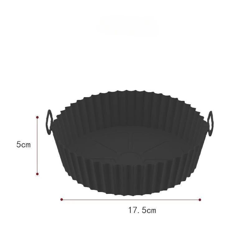 Reusable Silicone Air Fryer Basket Liner – Non-Stick, Food-Safe Pot Insert