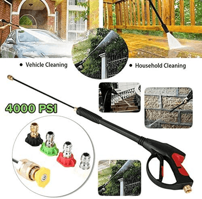 High Pressure Extension Power Washer Gun Kit