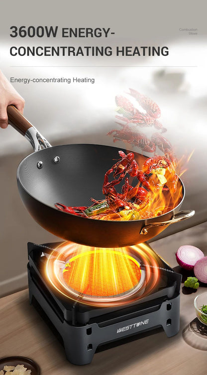 Westtune Camping Cooking Burner Portable 3600W Infrared Gas Stove with Electronic Ignition