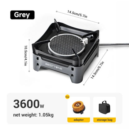 Westtune Camping Cooking Burner Portable 3600W Infrared Gas Stove with Electronic Ignition