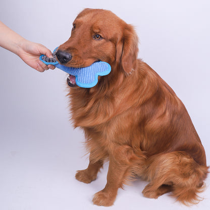 Stuffed Plush Chew Toys for Dogs, Squeaky Bones Toy, Puppy Birthday Gifts