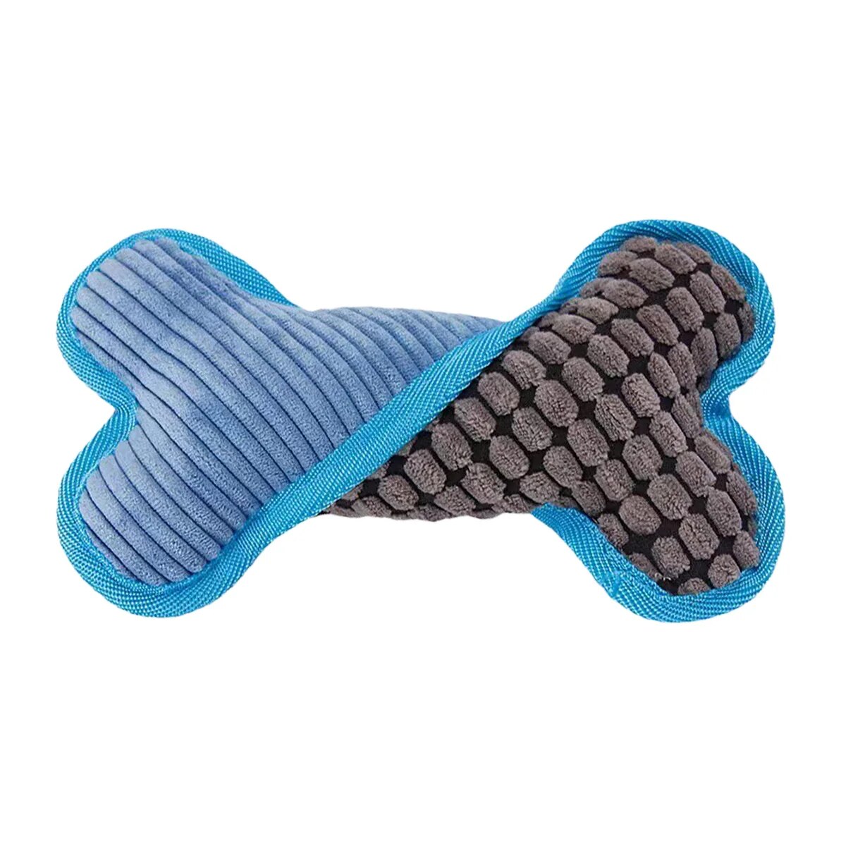 Stuffed Plush Chew Toys for Dogs, Squeaky Bones Toy, Puppy Birthday Gifts