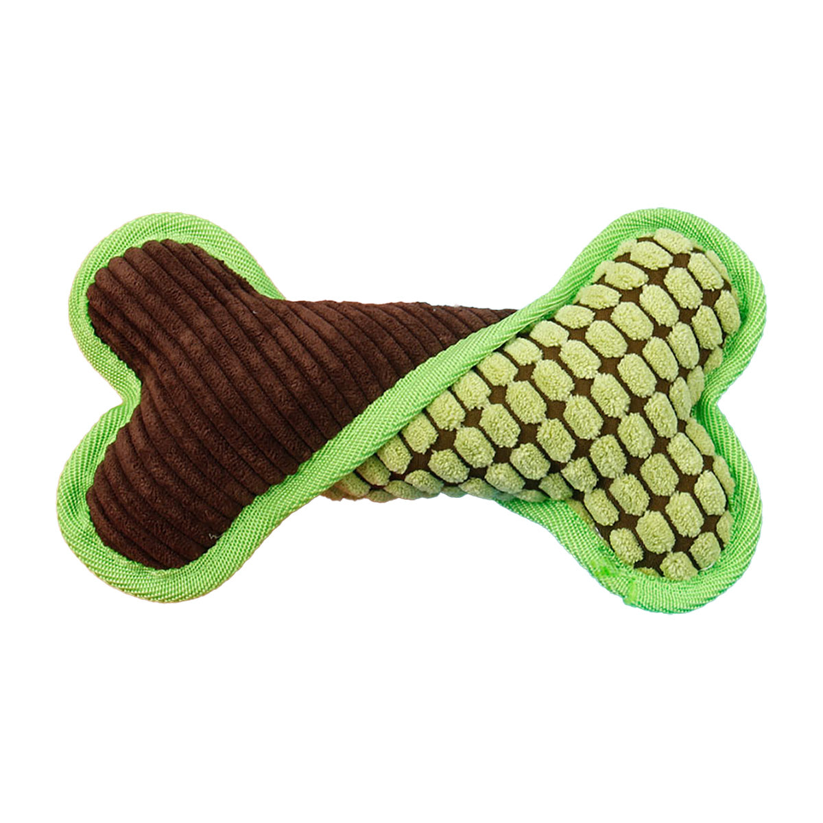 Stuffed Plush Chew Toys for Dogs, Squeaky Bones Toy, Puppy Birthday Gifts