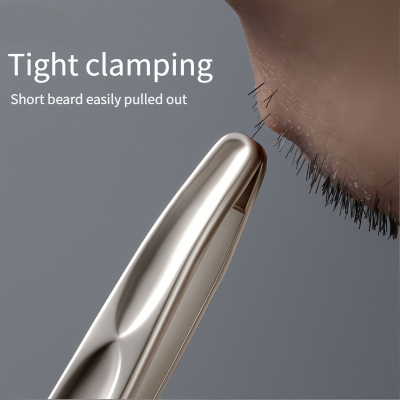 Heavy-Duty NiLiYa Eyebrow & Facial Hair Tweezers - Sharp Tips, Stainless Steel Precision