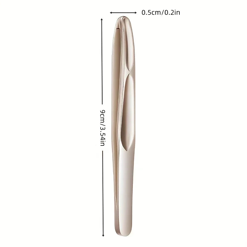 Heavy-Duty NiLiYa Eyebrow & Facial Hair Tweezers - Sharp Tips, Stainless Steel Precision