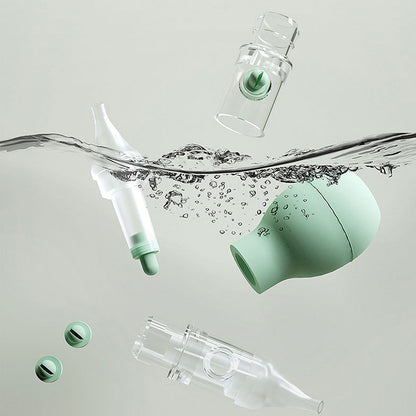 New Born Soft Nasal Aspirator, Silicone Baby Vacuum Nose Cleaner, Anti-Back Flow Safety Tool