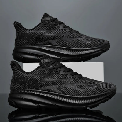 Luxury Men's Running Shoes, Non-Slip, Breathable Mesh with Cushioning Support for Outdoor Activities