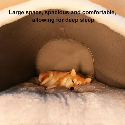 Winter Warm Detachable Dog House Soft Non Slip Pet Bed for Small and Medium Dogs and Cats